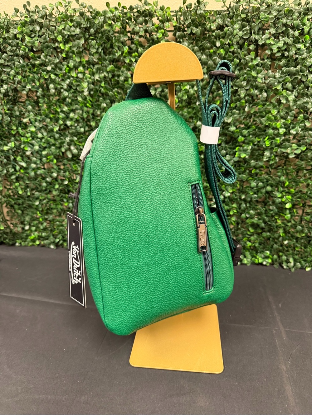 Von Dutch Men’s Sling Bag In Green - Picture 6 of 11